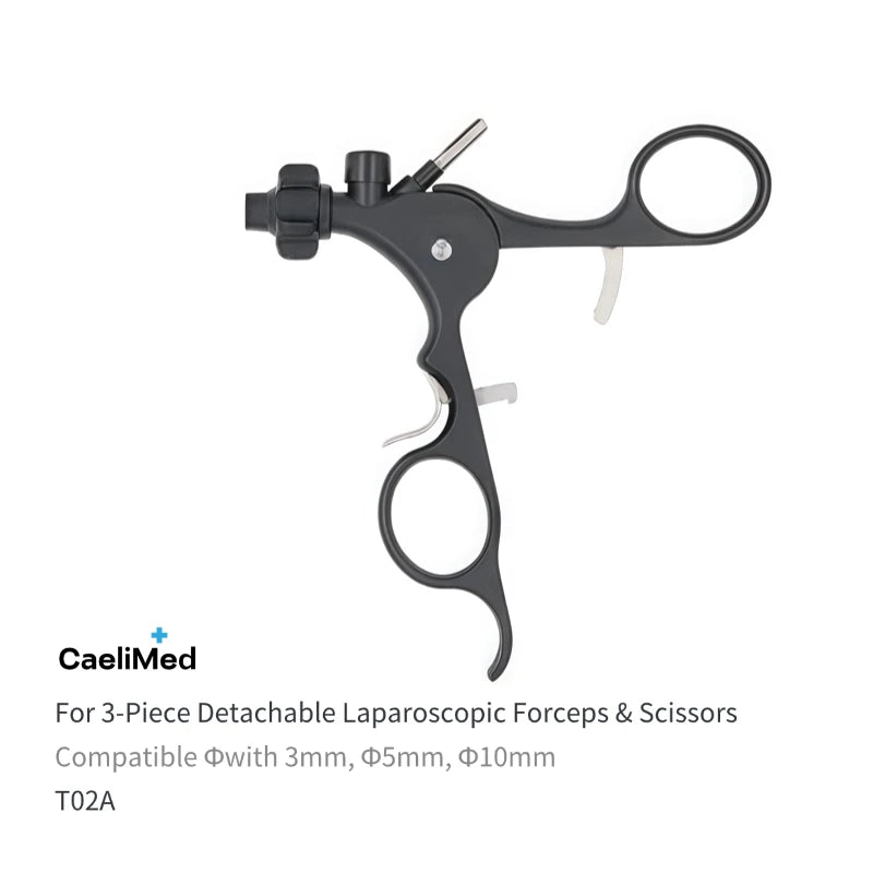 Laparoscopic Forceps Handle Storz Type – Ergonomic Grip for Grasping Instruments, Surgical Tool Replacement Part, for training