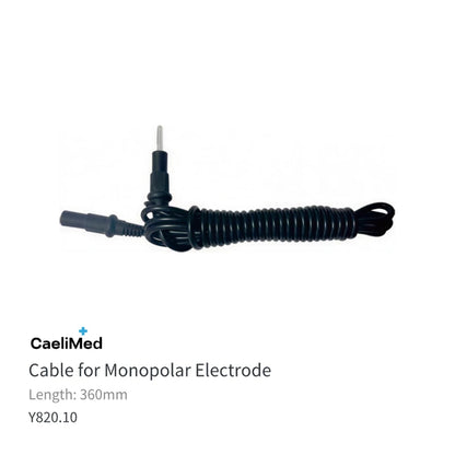 Reusable Laparoscopic L-Hook Monopolar Electrode with Ceramic Tip, 3mm 5mm Pediatric Electrosurgical Hook, Minimally Invasive