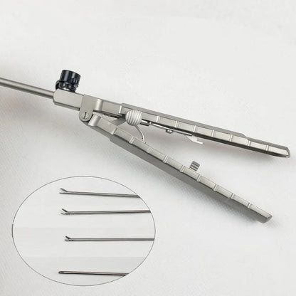 Laparoscopic Titanium Needle Holder, O Shape, Gun Type, V1, V2, V3, V4 φ5x330mm