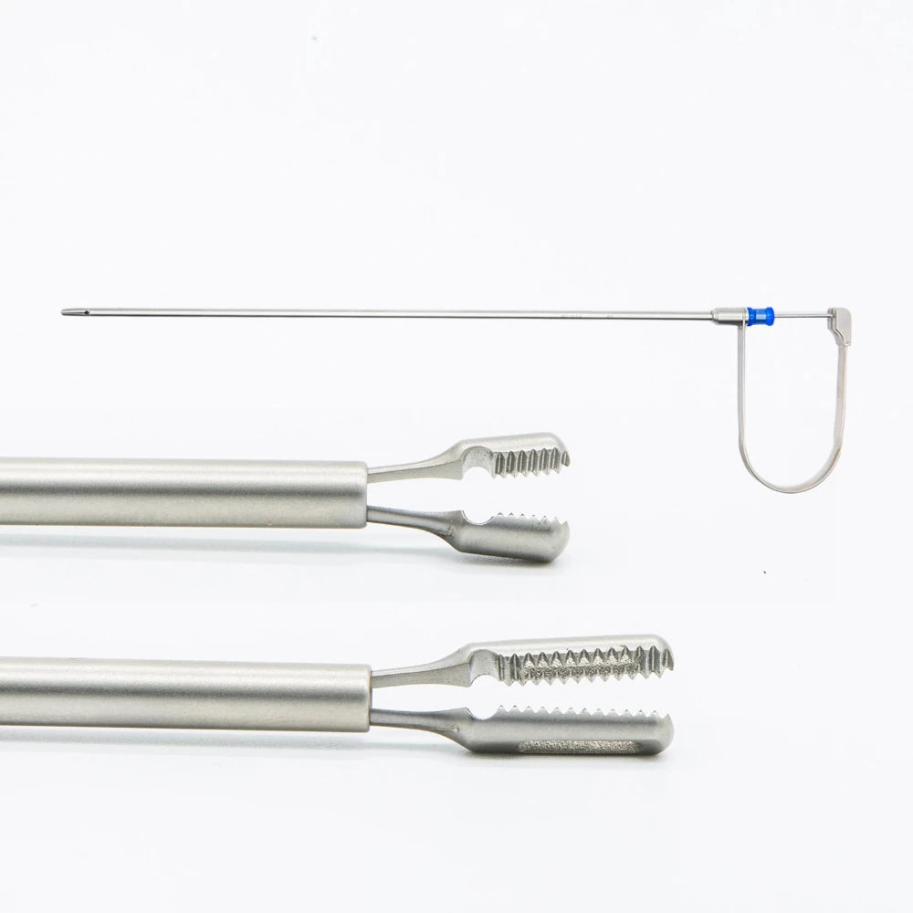 Reusable Spring-loaded Grasping Forceps – Laparoscopic Self-locking Ratchet Grasper for Surgery ON SALE