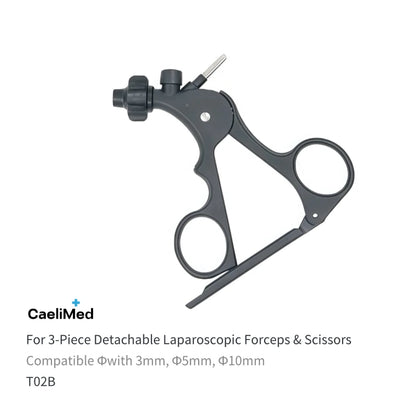 Laparoscopic Forceps Handle Storz Type – Ergonomic Grip for Grasping Instruments, Surgical Tool Replacement Part, for training