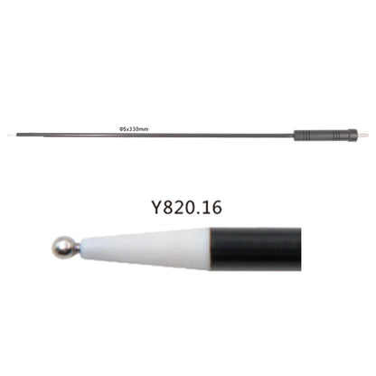 Reusable Laparoscopic L-Hook Monopolar Electrode with PFTE Tip, 3mm 5mm Pediatric Electrosurgical Hook, Minimally Invasive