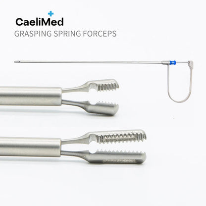 Reusable Spring-loaded Grasping Forceps – Laparoscopic Self-locking Ratchet Grasper for Surgery ON SALE